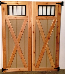 XBUCK DOORS With Transom Windows
